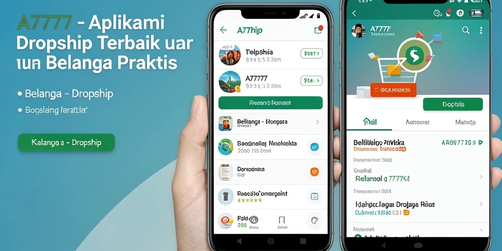Tampilan antarmuka A7777 yang sederhana dan fungsional.