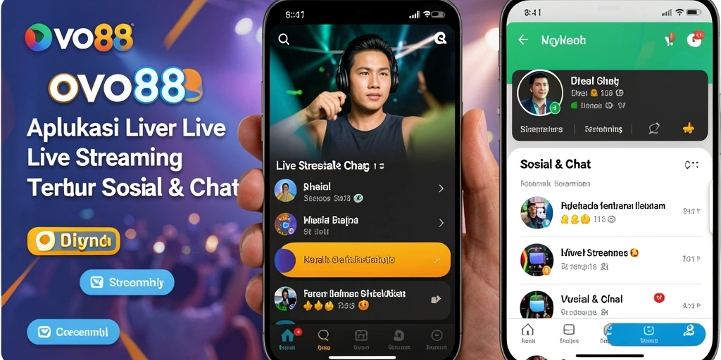 Antarmuka OVO88 yang menarik untuk Live Streaming.
