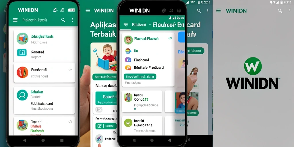 Tampilan antarmuka aplikasi WINIDN yang menarik dan mudah digunakan.