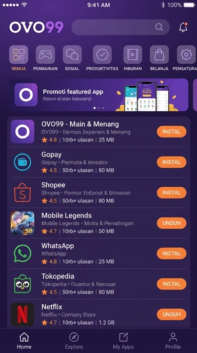 ovo99 - Pusat Akses Aplikasi Populer & Kanal Uji Terbaik